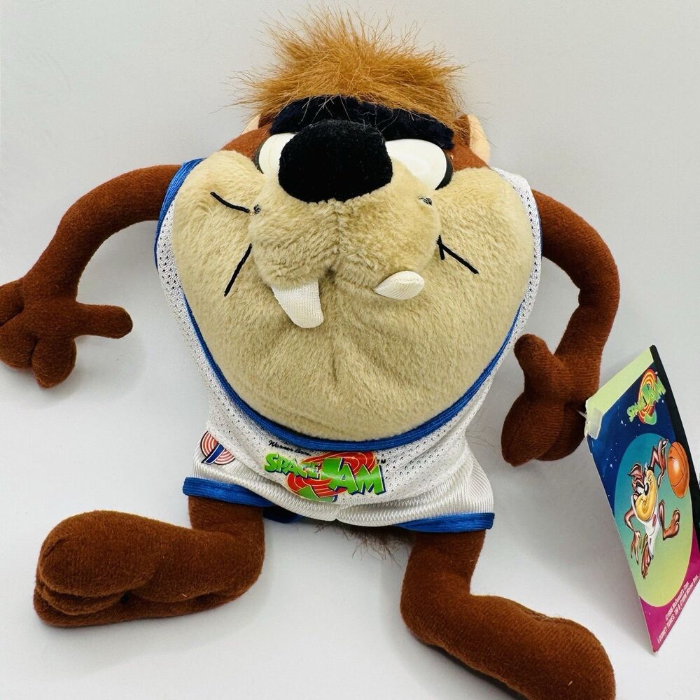 Vintage 1996 Space Jam Taz Plush – McDonald’s Looney Tunes with Original Tag